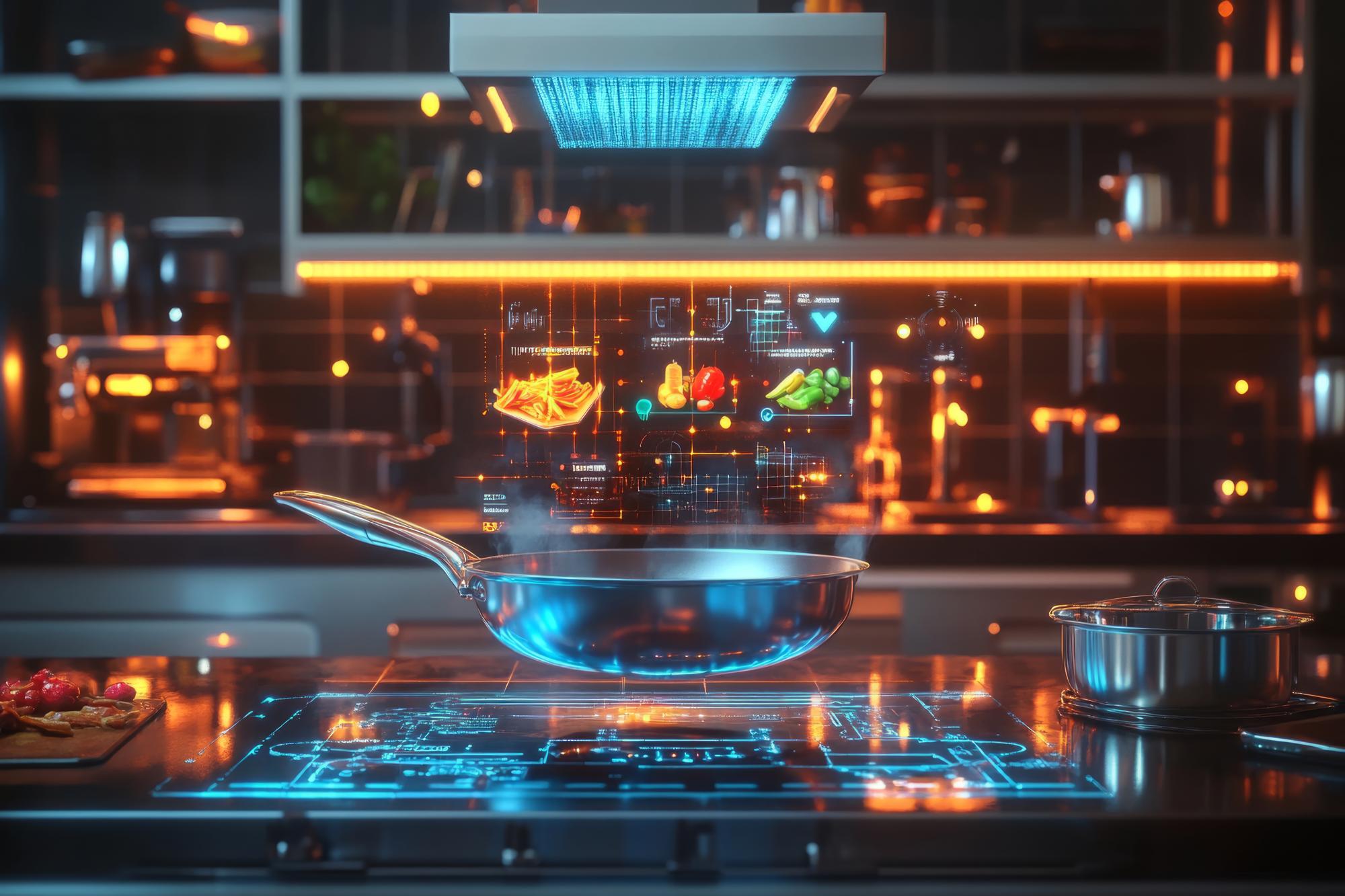 Postazione cucina digitale